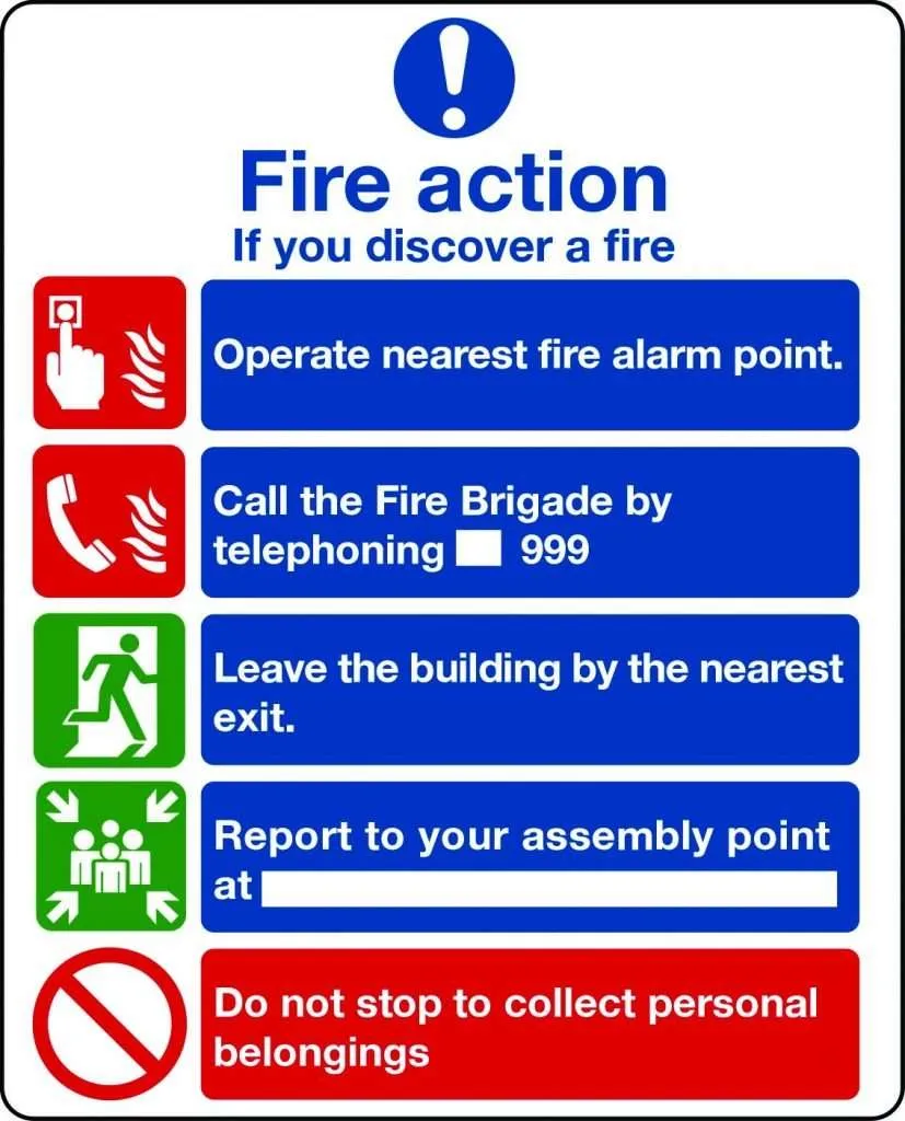 Fire safety assessment in progress